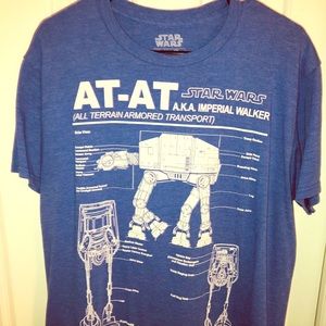 Large Blue Star Wars Shirt - Men’s